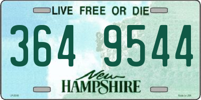 NH license plate 3649544