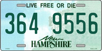 NH license plate 3649556