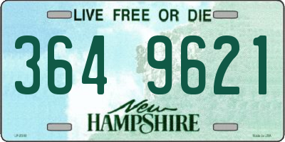 NH license plate 3649621