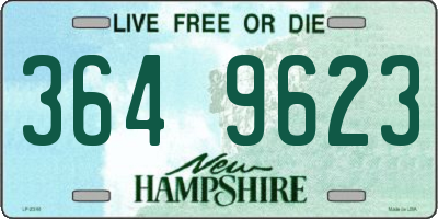 NH license plate 3649623
