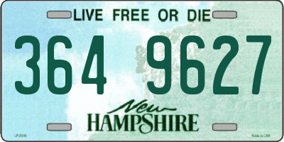 NH license plate 3649627