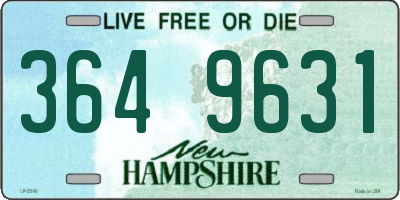 NH license plate 3649631