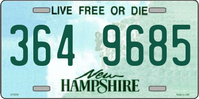 NH license plate 3649685