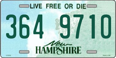 NH license plate 3649710
