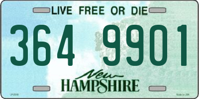 NH license plate 3649901