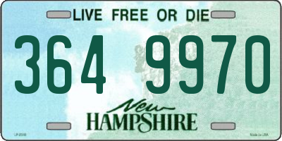 NH license plate 3649970