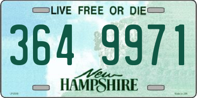 NH license plate 3649971