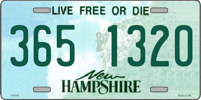 NH license plate 3651320