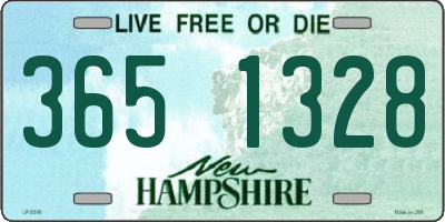 NH license plate 3651328