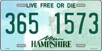 NH license plate 3651573