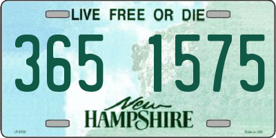 NH license plate 3651575