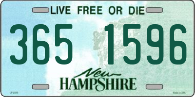 NH license plate 3651596
