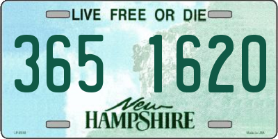 NH license plate 3651620