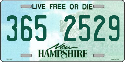 NH license plate 3652529
