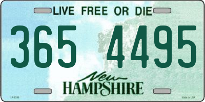 NH license plate 3654495