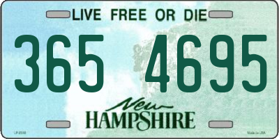 NH license plate 3654695