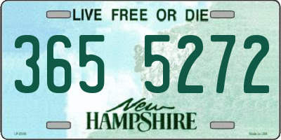 NH license plate 3655272