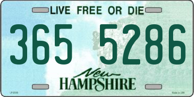 NH license plate 3655286