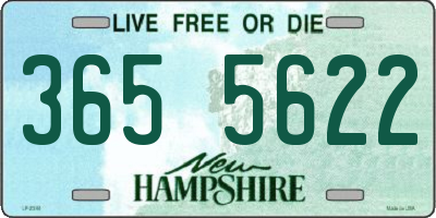 NH license plate 3655622