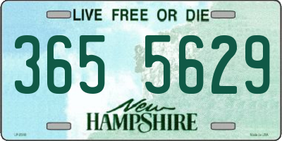 NH license plate 3655629
