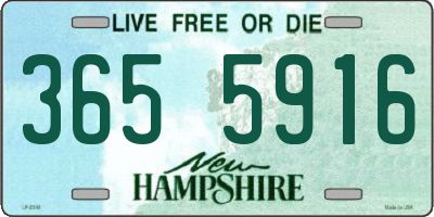 NH license plate 3655916