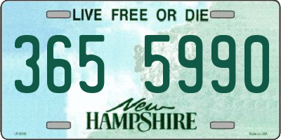 NH license plate 3655990