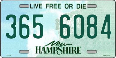 NH license plate 3656084