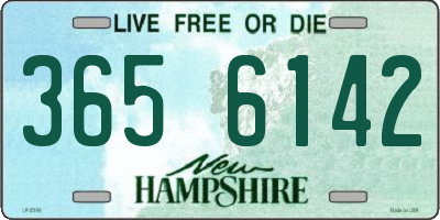 NH license plate 3656142