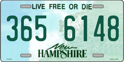 NH license plate 3656148