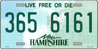 NH license plate 3656161