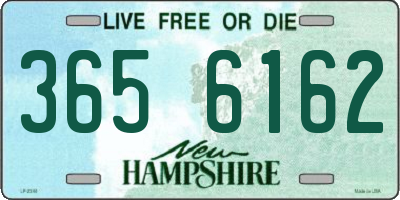 NH license plate 3656162