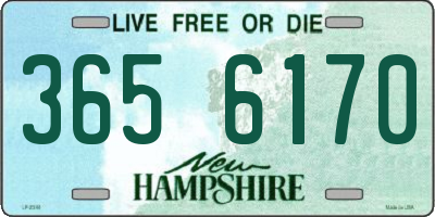 NH license plate 3656170