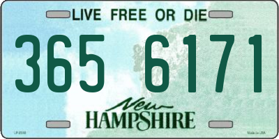 NH license plate 3656171