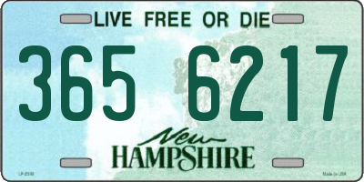 NH license plate 3656217