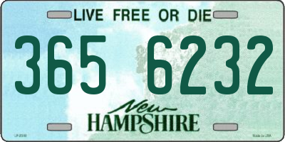 NH license plate 3656232
