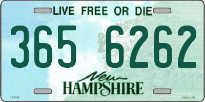 NH license plate 3656262