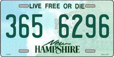 NH license plate 3656296