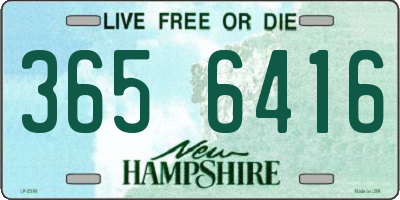 NH license plate 3656416
