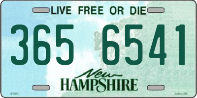 NH license plate 3656541