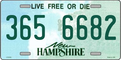 NH license plate 3656682