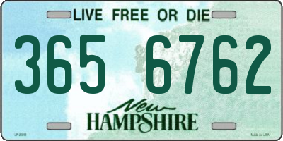 NH license plate 3656762