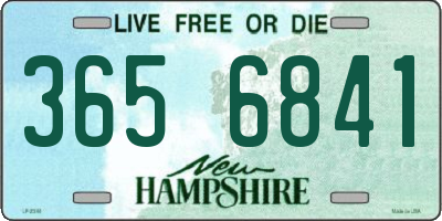 NH license plate 3656841