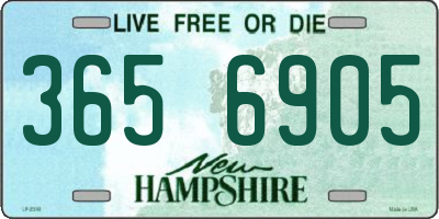 NH license plate 3656905