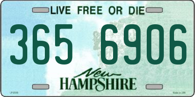 NH license plate 3656906