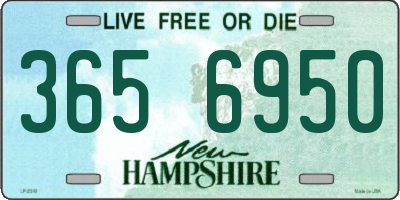 NH license plate 3656950