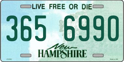 NH license plate 3656990