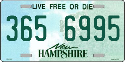 NH license plate 3656995