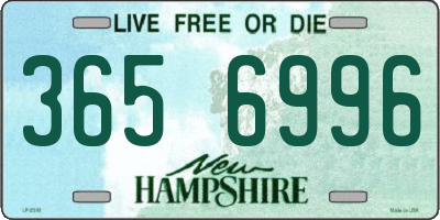NH license plate 3656996