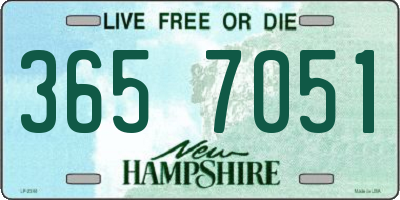 NH license plate 3657051