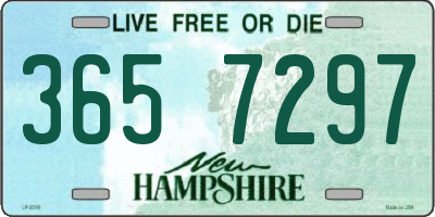 NH license plate 3657297